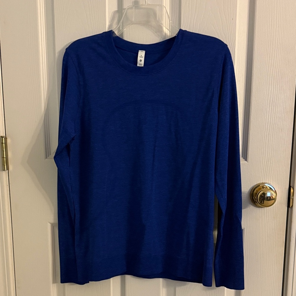 Lululemon Athletica Cobalt Blue Crew Neck